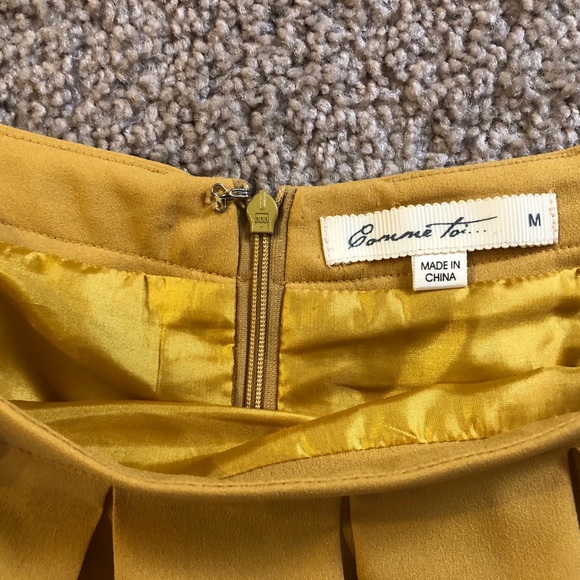 Mustard Yellow Circle Skirt - Picture 4 of 5